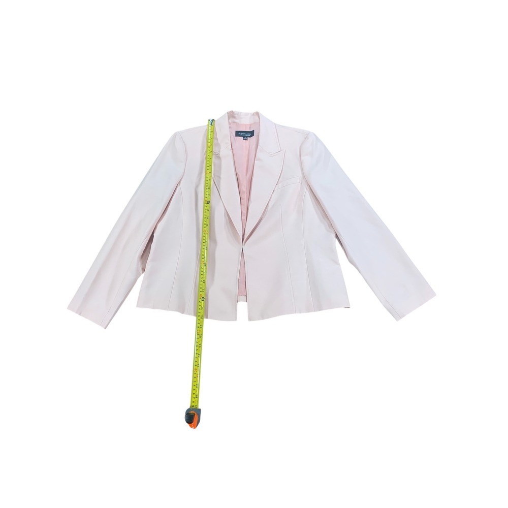 BLACK LABEL by‎ EVAN PICONE Pink Lined Blazer Jacket Women's Size 10 - Picture 2 of 5